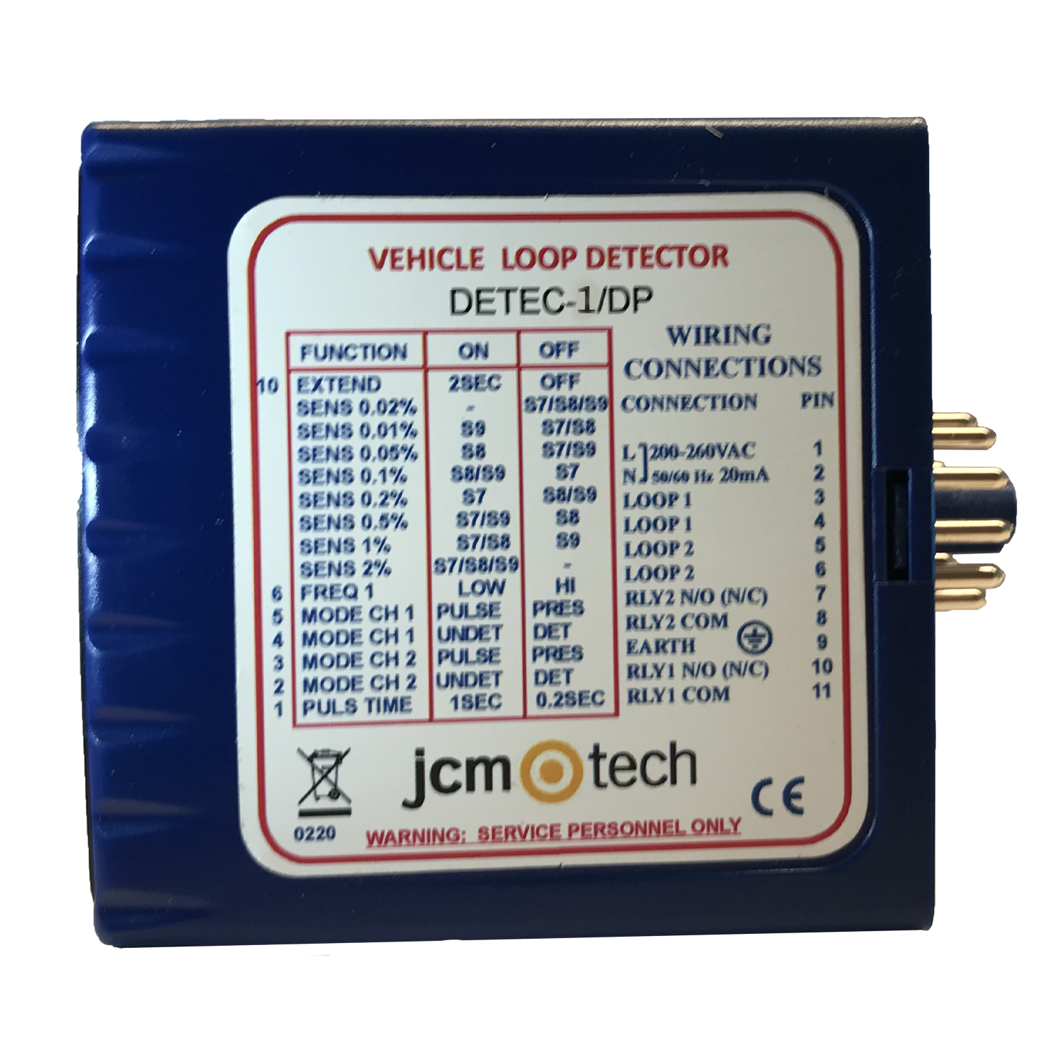 DETEC1/DP – Detector magnético de 1 canal