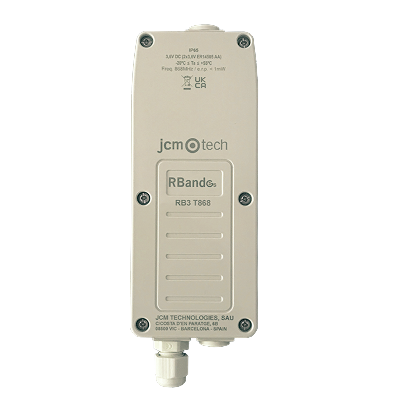 RB3 T868 -  Emisor de seguridad RadioBand 3G, UNIVERSAL para todo tipo de puertas automáticas