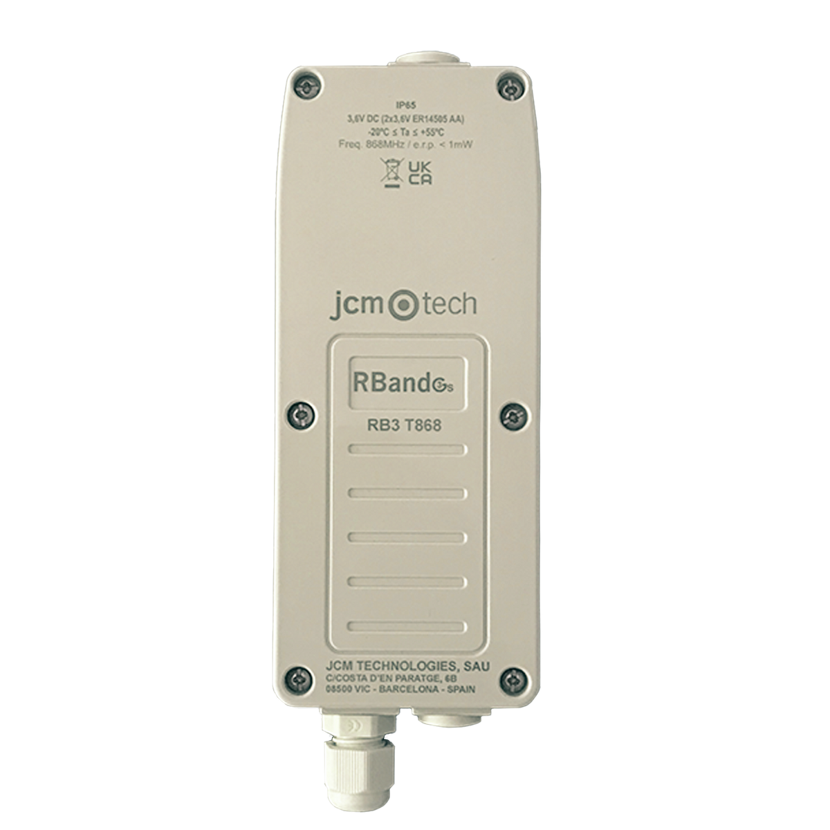 RB3 T868 -  Emisor de seguridad RadioBand 3G, UNIVERSAL para todo tipo de puertas automáticas
